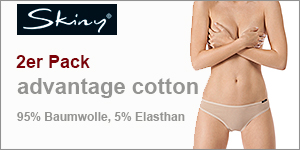 Advantage Cotton Skiny - 95% Baumwolle, 5% Elasthan. Damenunterwäsche aus Baumwolle sowohl für den Alltag als auch den besonderen Anlass.