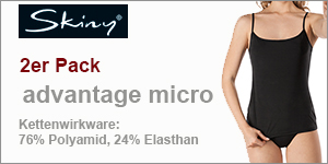 Advantage Micro Skiny - 76% Polyamid, 24% Elasthan. Die Styles der Serie Advantage Micro sind das perfekte Darunter für viele Gelegenheiten.