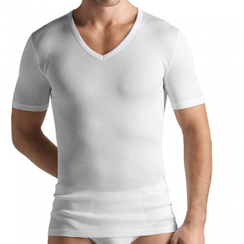 V Shirt 1/2 Arm Cotton Pure Hanro (HAcp3665)