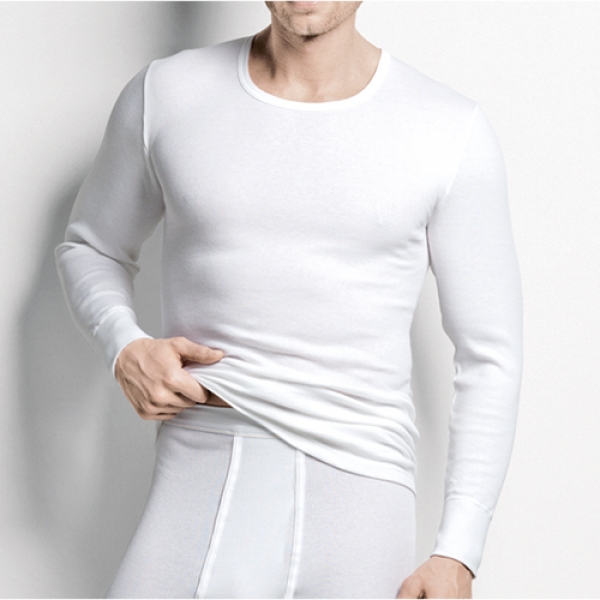 R Shirt lang Athur 1/1 Sleeve ON Doppelripp Austria ISAbodywear(ISAdr1016)