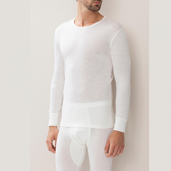 T Shirt Long Wool & Silk Zimmerli (ZIws7101451)