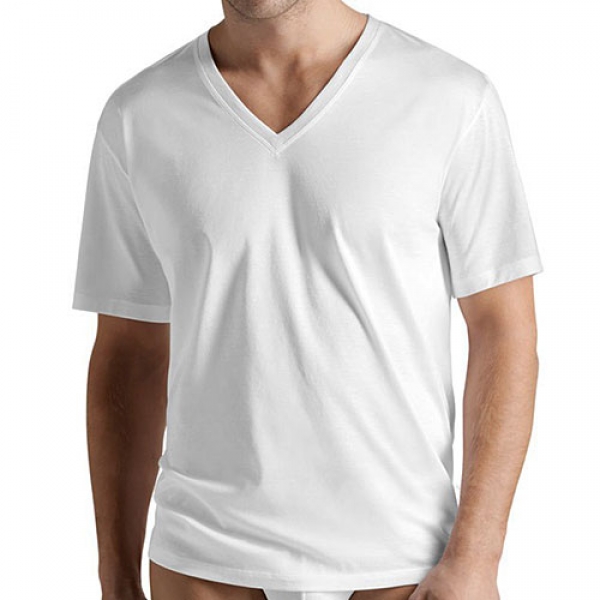 V Shirt 1/2 Arm Cotton Sporty Hanro (HAsp3510)