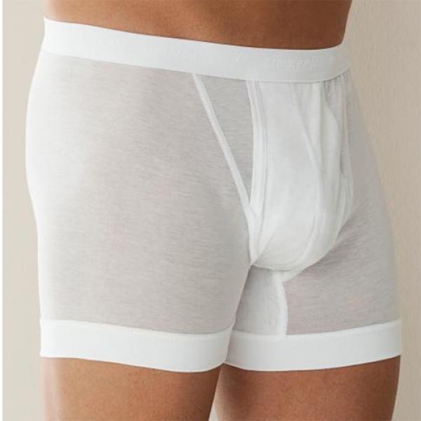 Boxer Short with Logobund and open fly Royal Classic Zimmerli (ZIrc2528476)